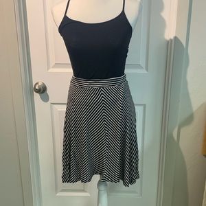 Dolan for Anthropologie- Black and white skirt